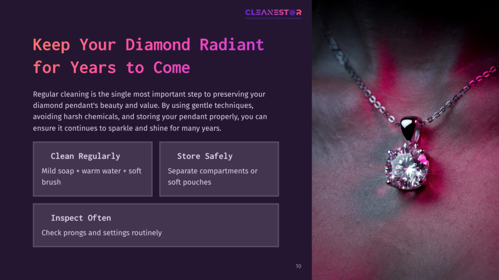 Close-Up Of A Sparkling Diamond Pendant On A Silver Chain, Against A Blurred Dark Background, Highlighting Its Brilliance And Clarity.