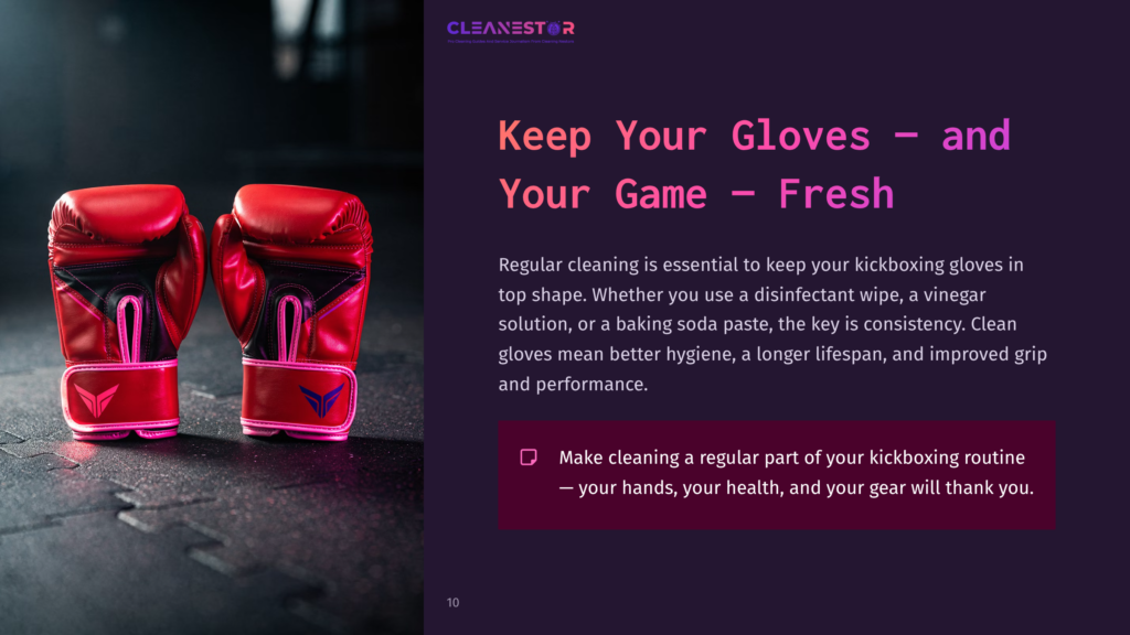 10 Keep Your Gloves And Your Game Fresh
