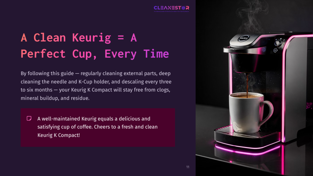 Keurig Coffee Maker With A Cup Beneath, Featuring A Sleek Design And Colorful Lighting, Set Against A Dark Background.
