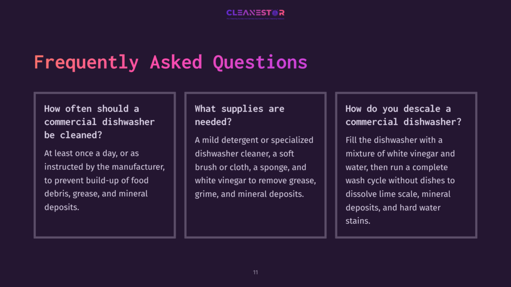 Dishwasher Cleaning Faqs And Instructions