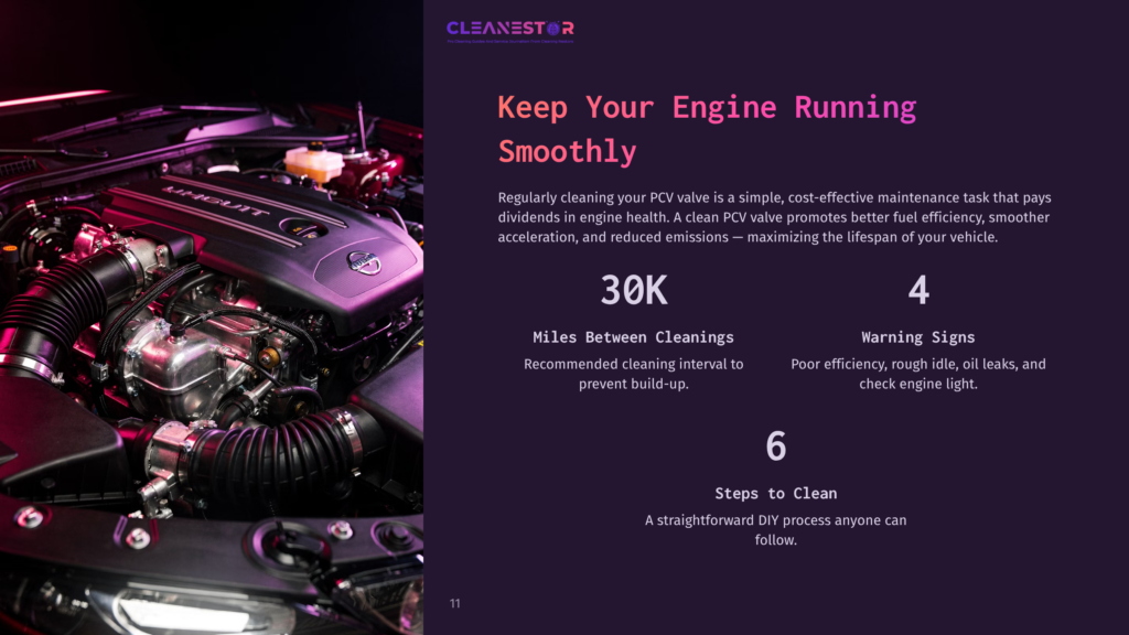 Close-Up Of An Engine Compartment, Showcasing A Black Engine Cover With Silver Accents, Surrounded By Tools And Maintenance Guidelines.
