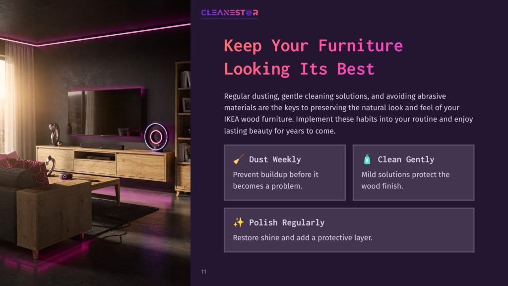 Living Room With Furniture And Tips On Maintaining Ikea Wood Furniture