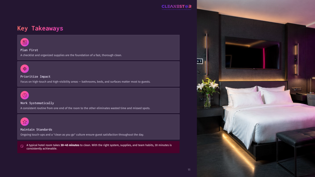 A Hotel Room With A Modern Design Featuring A Large Bed, Bedside Tables, And Bright Lighting Against A Dark Wall.