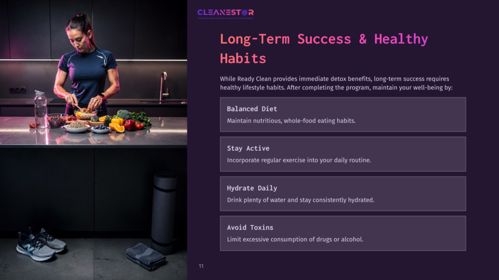 11 Long Term Success And Healthy Habits A Woman Prepares A Healthy Meal With Fresh Vegetables And Fruits In A Modern Kitchen, Surrounded By Fitness Equipment, Illustrating Long-Term Success And Healthy Habits.