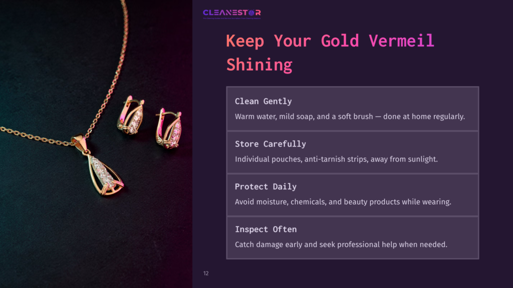Keep Your Gold Vermeil Shining