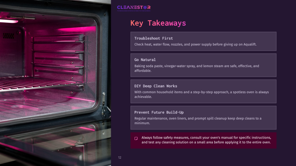 Interior Of A Clean, Modern Oven With Racks, Illuminated By Bright Pink Led Lights, Showcasing The Deep Cleaning Potential Of The Appliance.