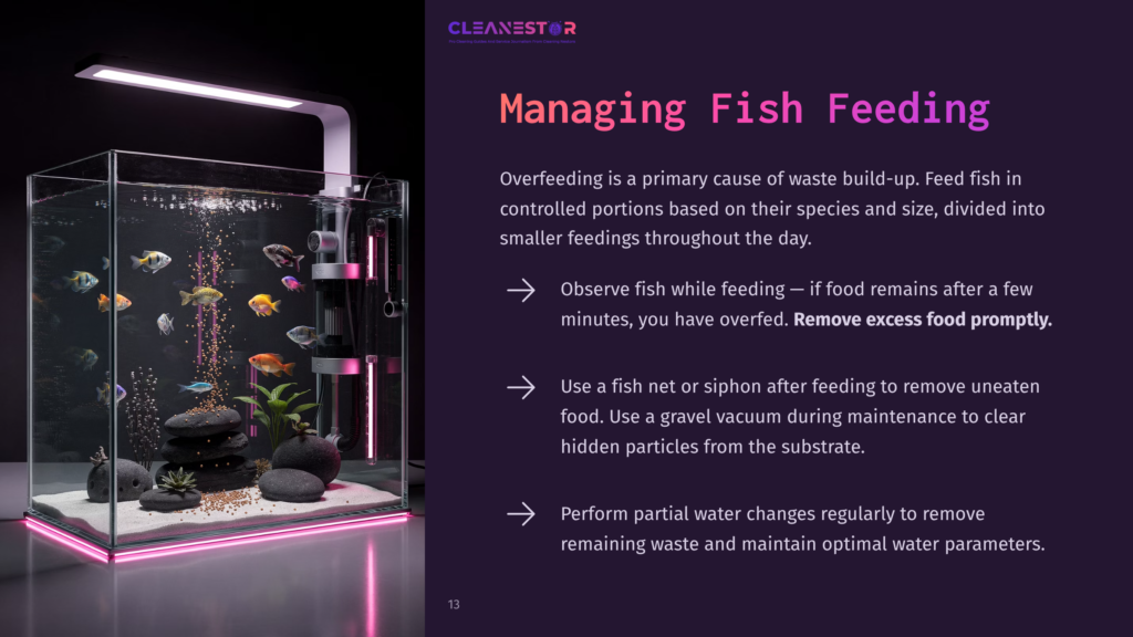 A Vibrant Aquarium Filled With Various Fish, Colorful Decorations, And Aquatic Plants, With A Modern Led Light Above It.