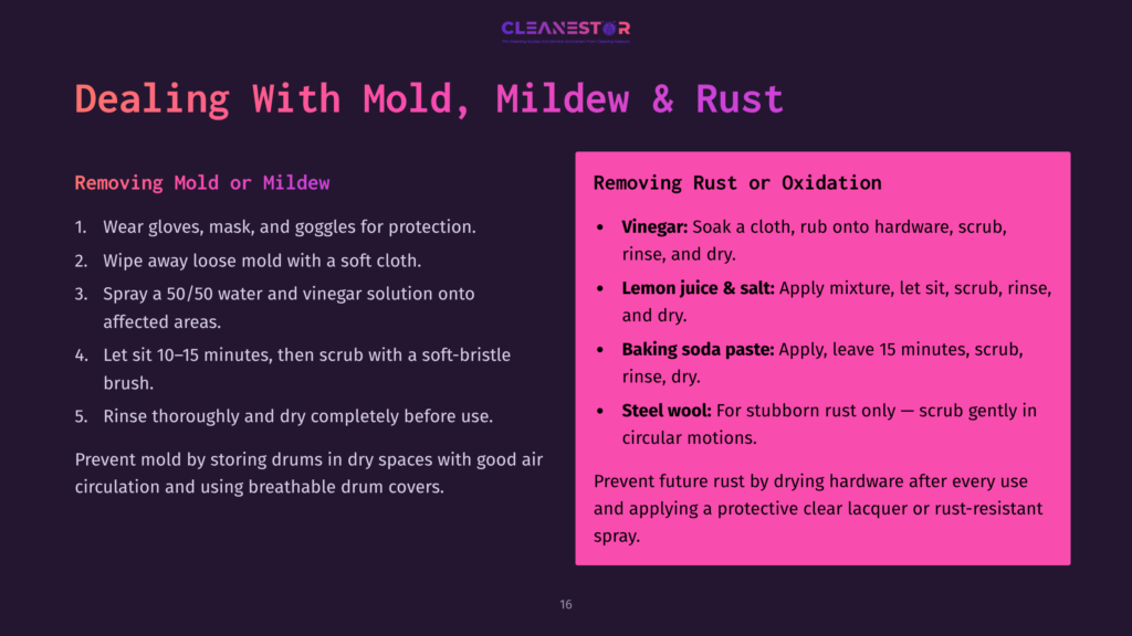 Dealing With Mold, Mildew And Rust