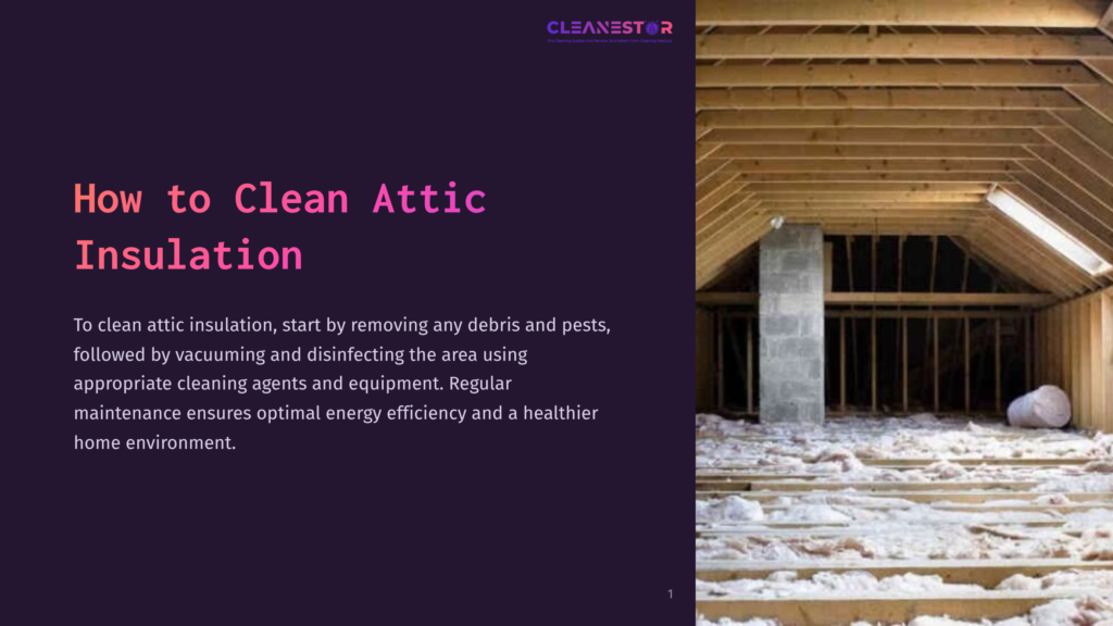 Attic Space Featuring Exposed Beams, Insulation Batts, And Scattered Debris On The Floor, Creating A Cluttered Yet Functional Interior.