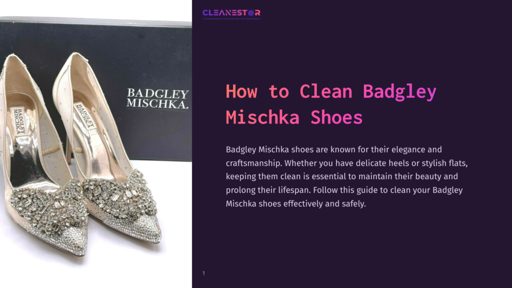 Sparkling Silver Badgley Mischka Heels Adorned With Rhinestones, Set Against A Black Backdrop Featuring The Brand Name.