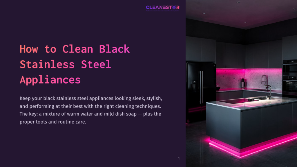Modern Kitchen Featuring Black Stainless Steel Appliances, Sleek Countertops, And Vibrant Pink Led Lighting, Creating A Stylish Ambiance.