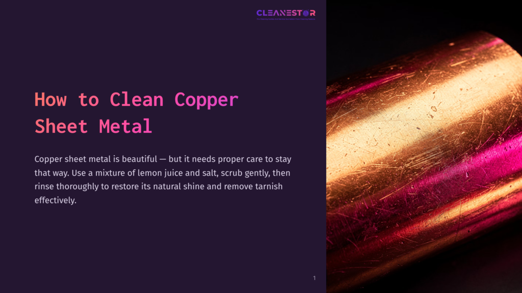 Close-Up Of A Shiny Copper Sheet With Vibrant Golden And Reddish Tones, Highlighting Its Reflective Surface And Smooth Texture.