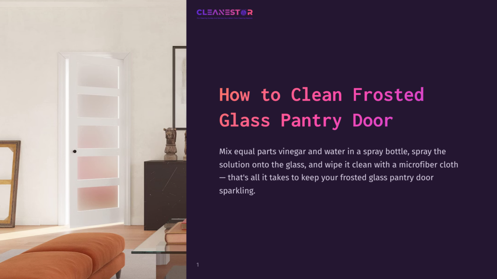 Bright Living Space Featuring A Frosted Glass Pantry Door, Orange Sofa, And Framed Artwork, Emphasizing A Clean, Modern Aesthetic.