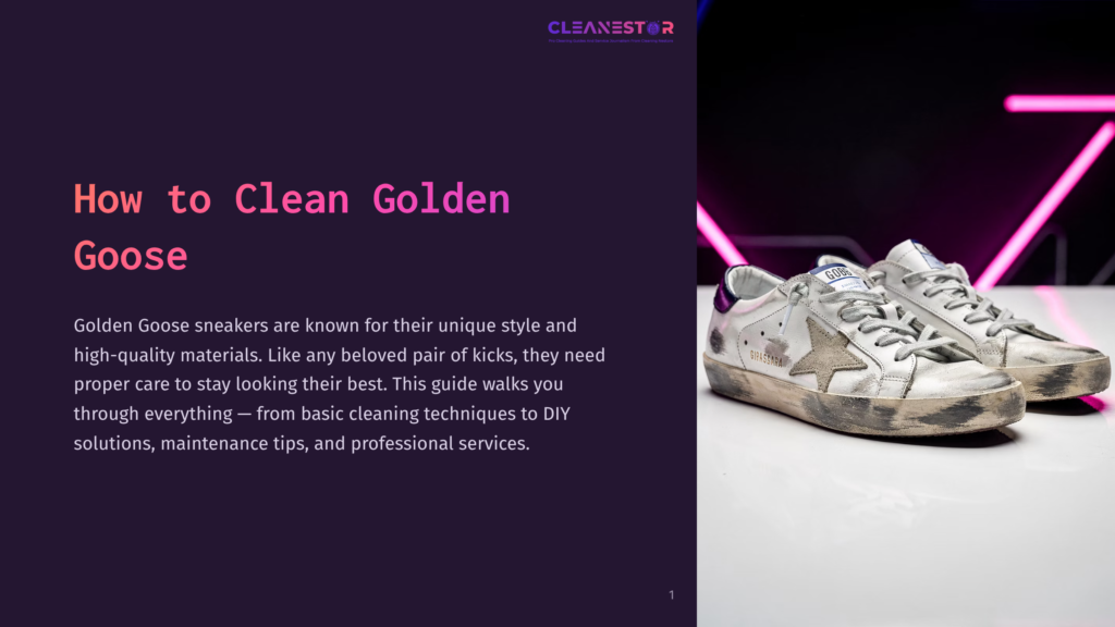 How To Clean Golden Goose