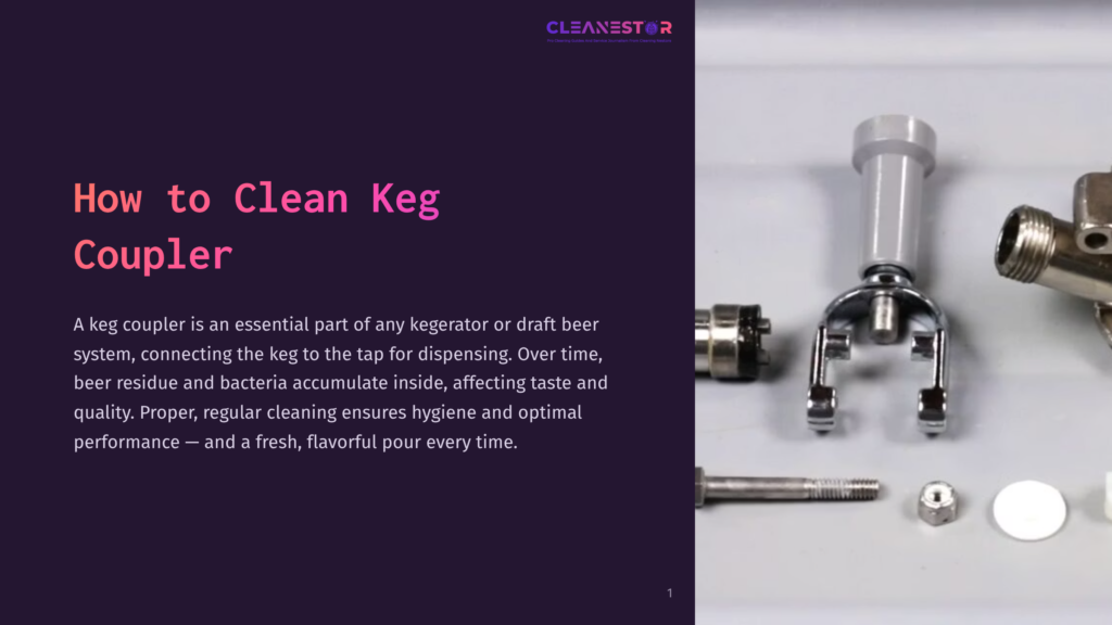 1 How To Clean Keg Coupler