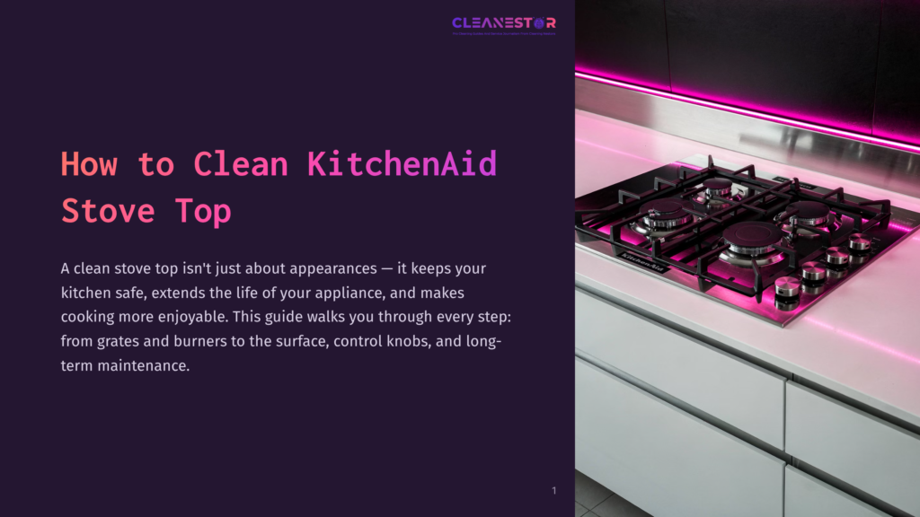 How To Clean Kitchenaid Stove Top