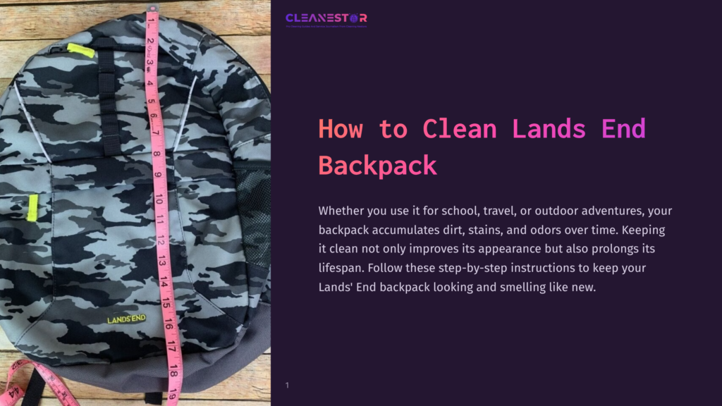How To Clean Lands End Backpack