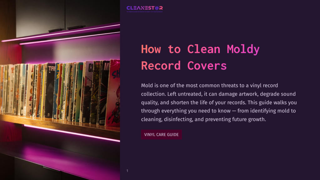 Vinyl Record Covers Displayed On A Shelf With Purple Lighting, Emphasizing The Textures And Colors Of The Covers Against A Dark Background.