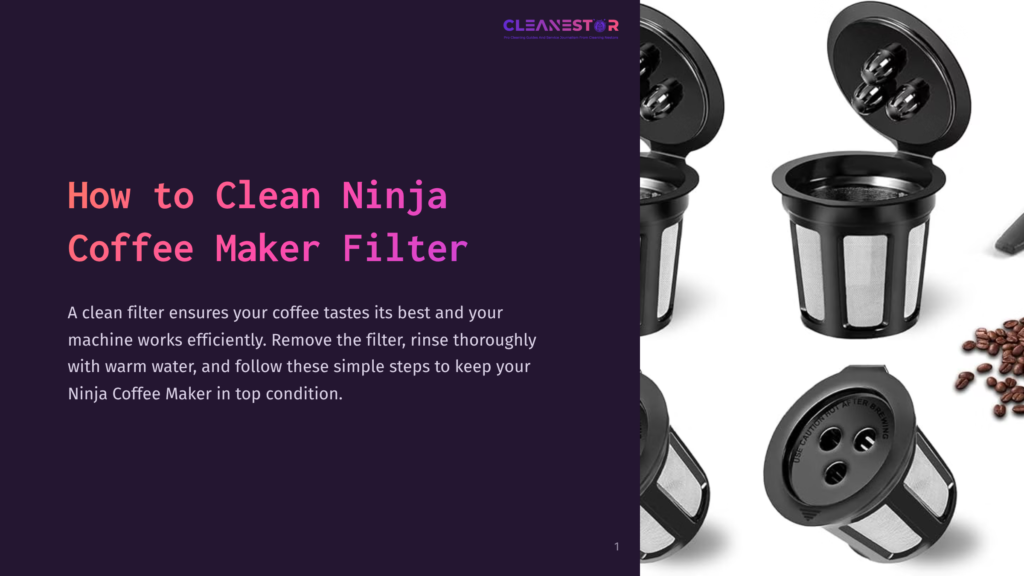 Three Black Coffee Maker Filters With A Mesh Design Are Arranged On A Dark Purple Background, Highlighting Their Shapes And Features.