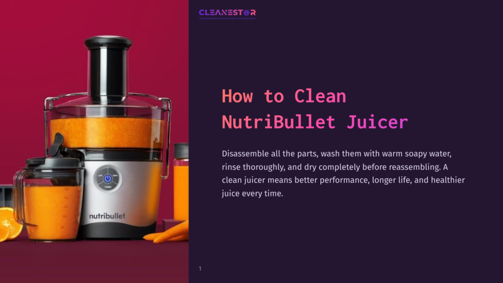 Juicer With A Clear Container Filled With Orange Juice, Resting On A Vibrant Pink Background, Accompanied By Fresh Carrots.