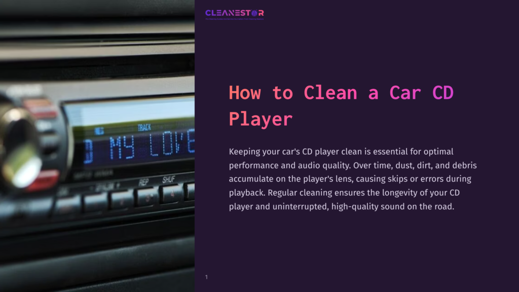 1 How To Clean A Car Cd Player A Close-Up Of A Car Cd Player Display Showing &Quot;My Love,&Quot; With A Sleek Black Interface And A Dark Purple Background.