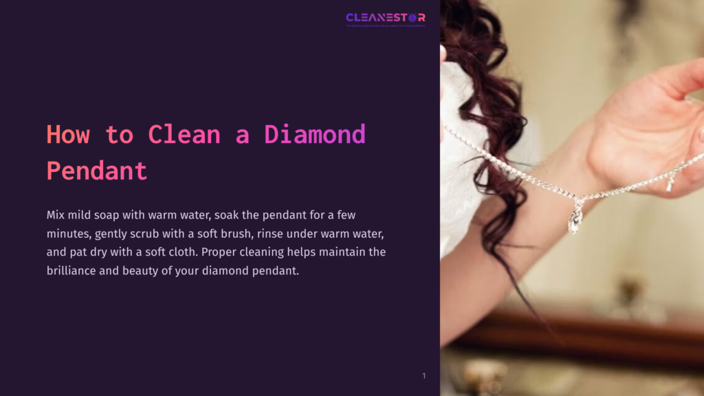 A Close-Up Of A Hand Holding A Sparkling Diamond Pendant With A Delicate Chain, Set Against A Blurred Background.