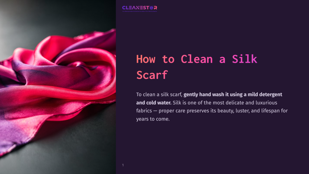 A Luxurious Pink Silk Scarf Draped Elegantly, Showcasing Its Smooth Texture And Vibrant Colors Against A Dark Background.