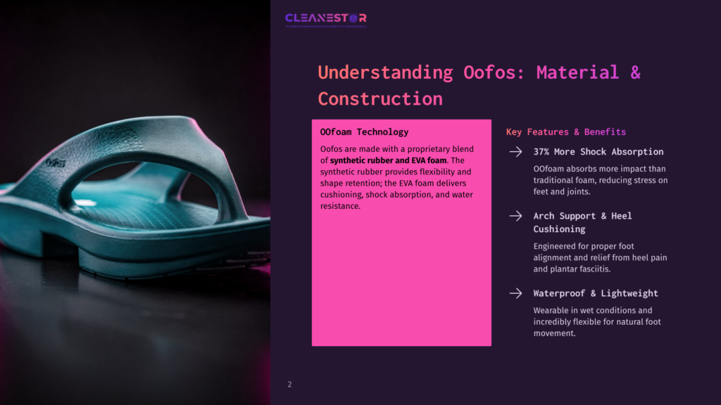 2 Understanding Oofos Material And Construction