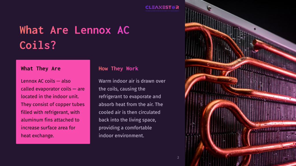 Copper Ac Coil Tubes With A Dark Background, Highlighting Their Design And Function In Heat Exchange For Indoor Cooling.
