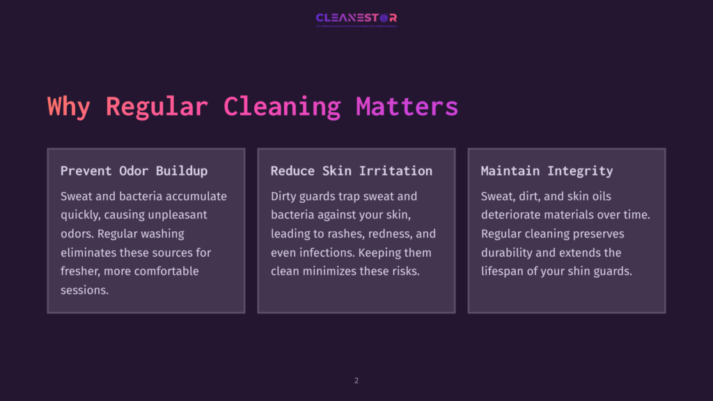 2 Why Regular Cleaning Matters 79 Infographic With Text: &Quot;Why Regular Cleaning Matters.&Quot; Three Columns Detail Benefits: &Quot;Prevent Odor Buildup,&Quot; &Quot;Reduce Skin Irritation,&Quot; And &Quot;Maintain Integrity.