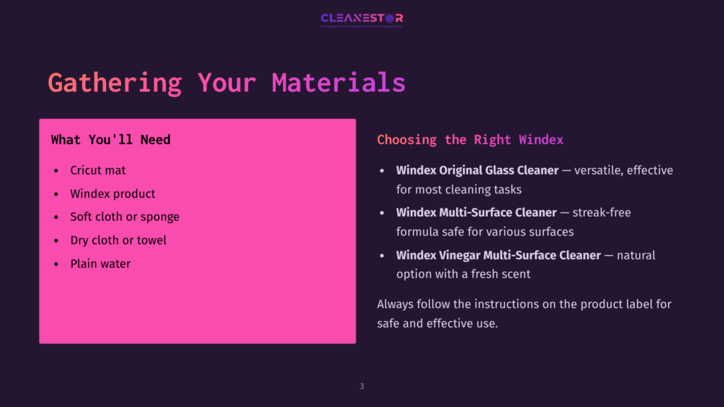 Gathering Your Materials
