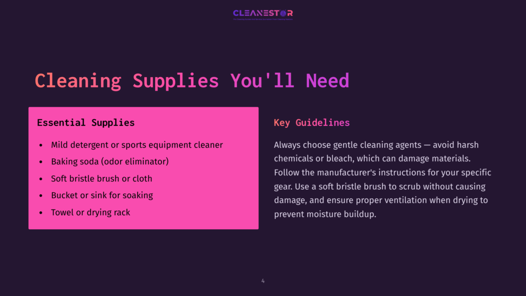 Cleaning Supplies You'Ll Need
