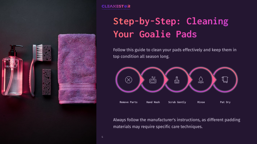 Step-By-Step: Cleaning Your Goalie Pads