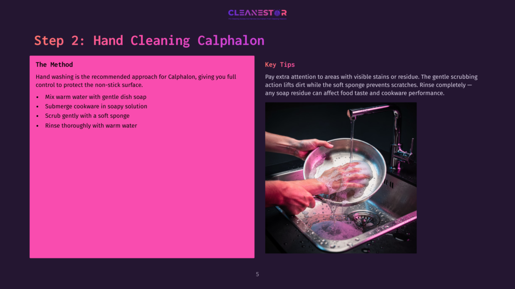 A Hand Washing Scene With A Bowl Of Soapy Water In A Sink, Featuring A Sponge And Scrub Brush, Emphasizing Clean Surfaces And Utensils.