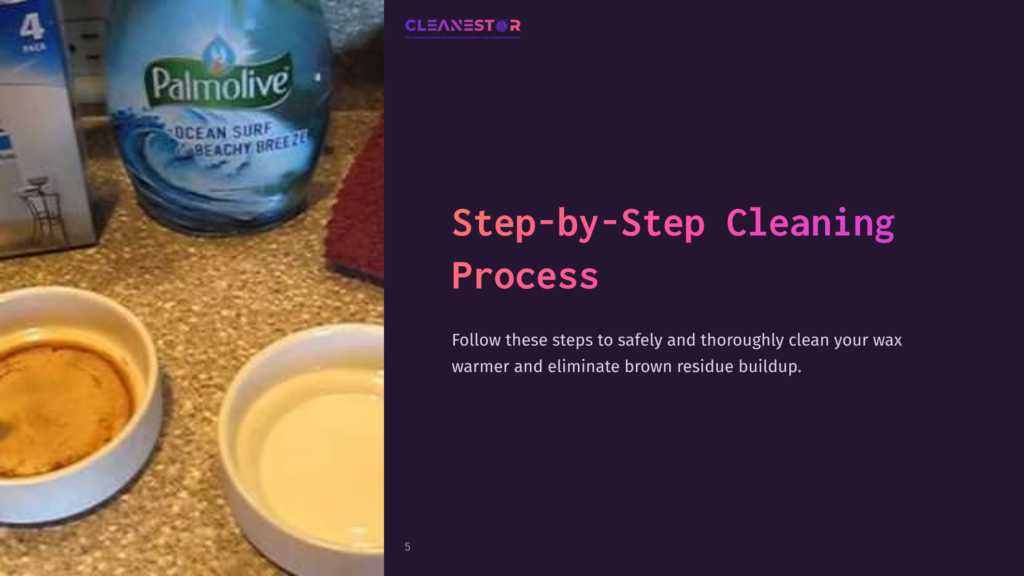 A Countertop With Two Small Bowls, A Bottle Of Palmolive Dish Soap, A Red Cloth, And A Container, Emphasizing A Cleaning Setup.