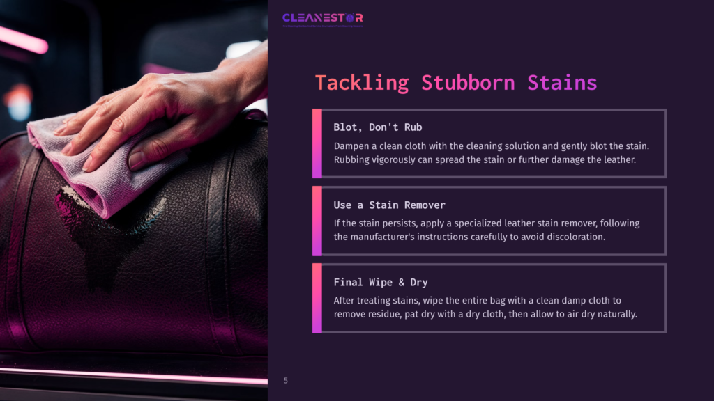 5 Tackling Stubborn Stains 1 Tackling Stubborn Stains