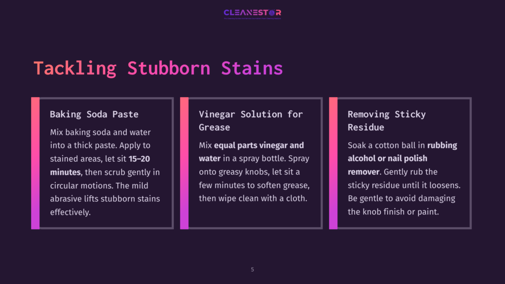 Rectangular Sections On A Dark Purple Background, Featuring Bold Headings In White, Outlining Cleaning Methods With Icons And Colorful Text Boxes.