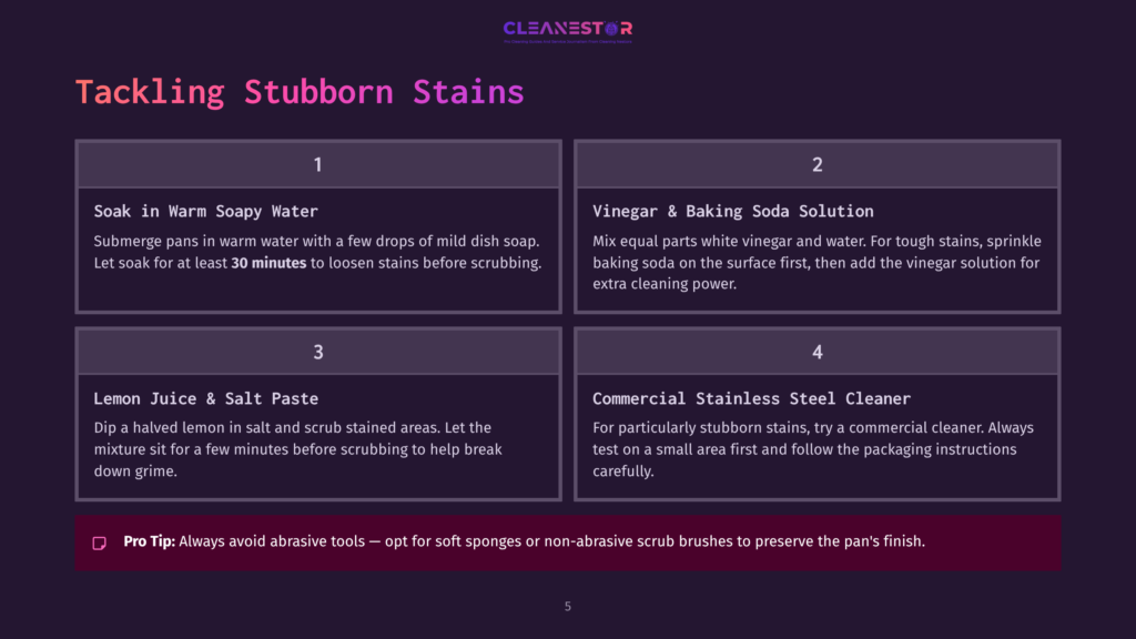 Tackling Stubborn Stains