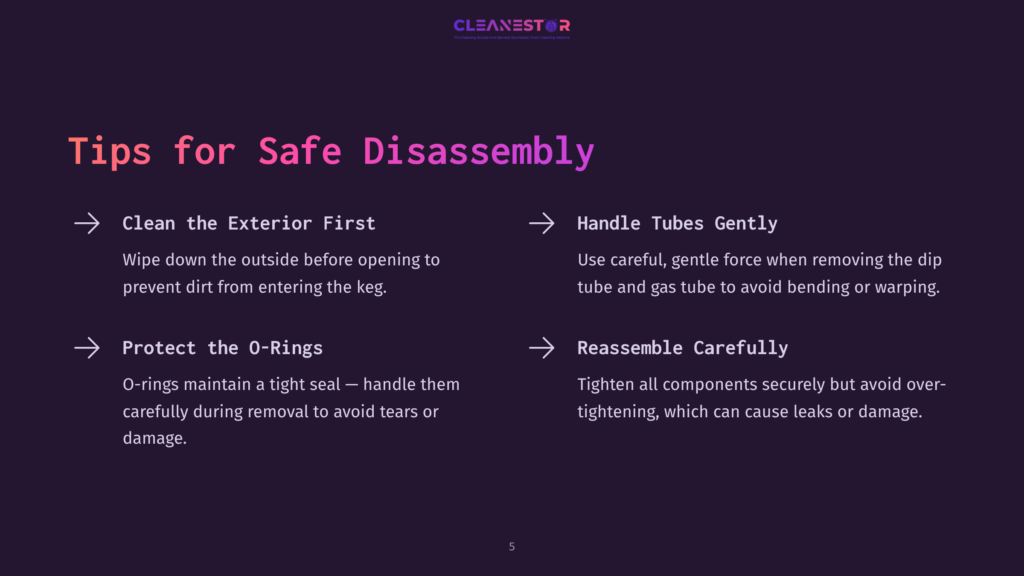 Tips For Safe Disassembly