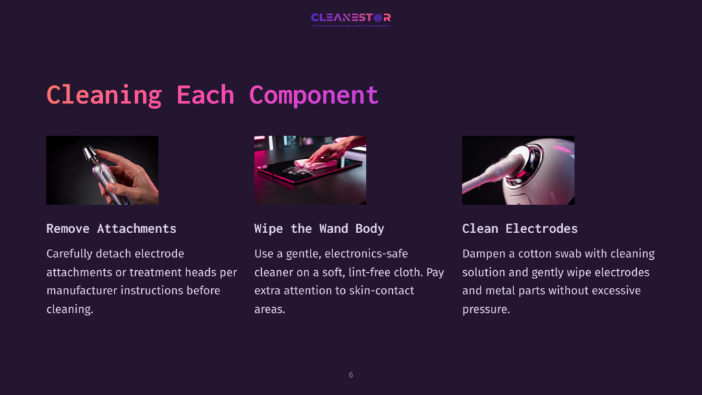 Instructions For Cleaning Electronic Components