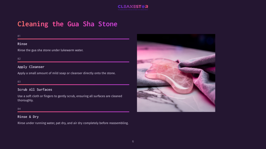 Cleaning The Gua Sha Stone