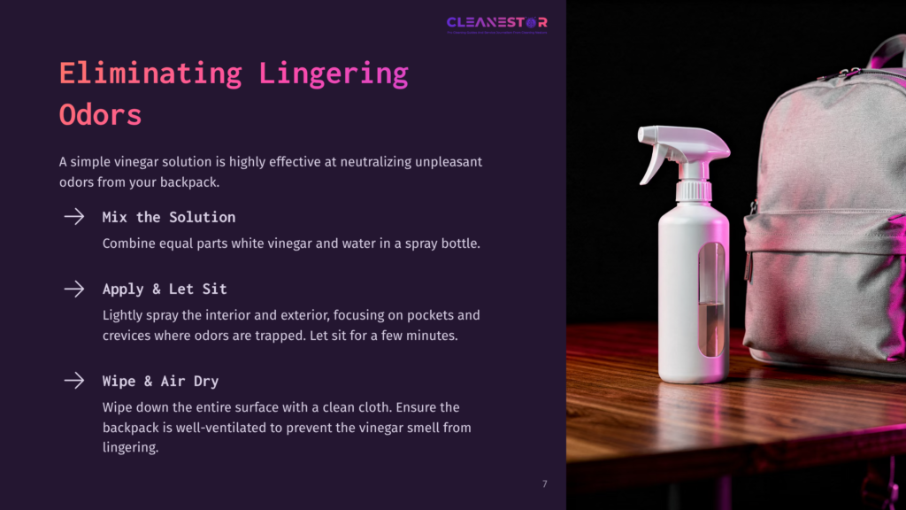 Eliminating Lingering Odors