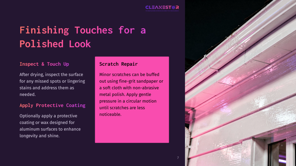 7 Finishing Touches For A Polished Look Close-Up Of A White Gutter Being Coated With A Glossy, Pink Protective Wax Or Coating, Highlighting A Finishing Touch In Exterior Home Maintenance.