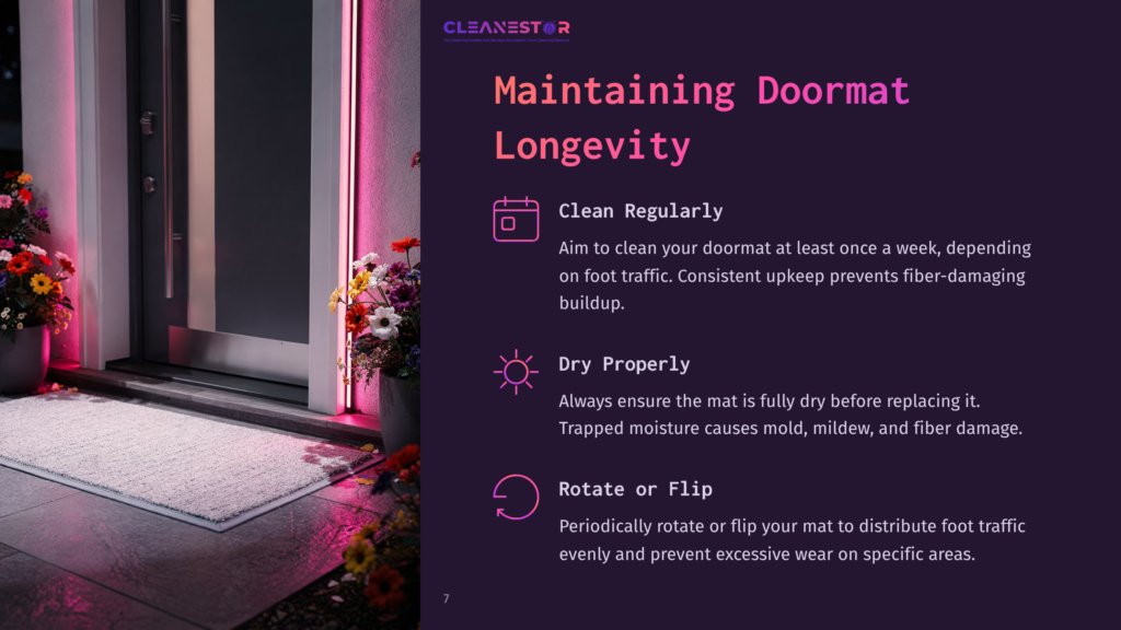 Maintaining Doormat Longevity