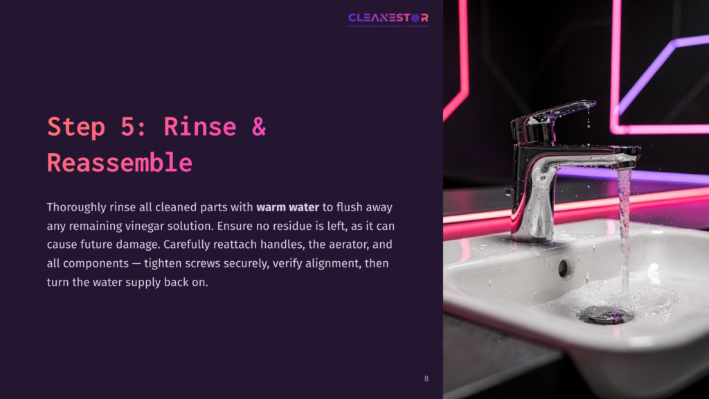 A Clean Chrome Faucet With Water Flowing From The Spout, Surrounded By A Modern Sink Design Featuring Pink Neon Accents.