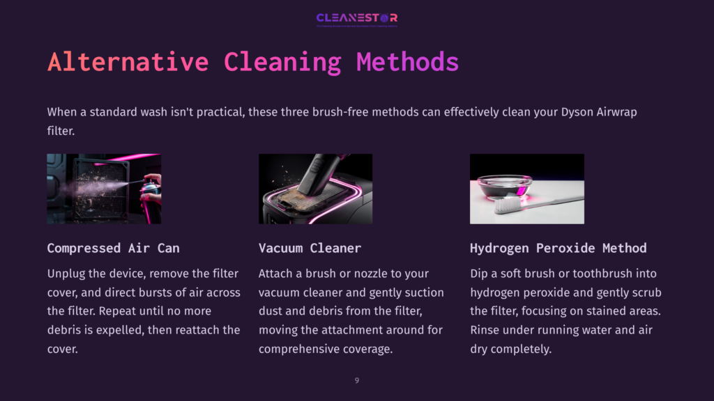 Alternative Cleaning Methods