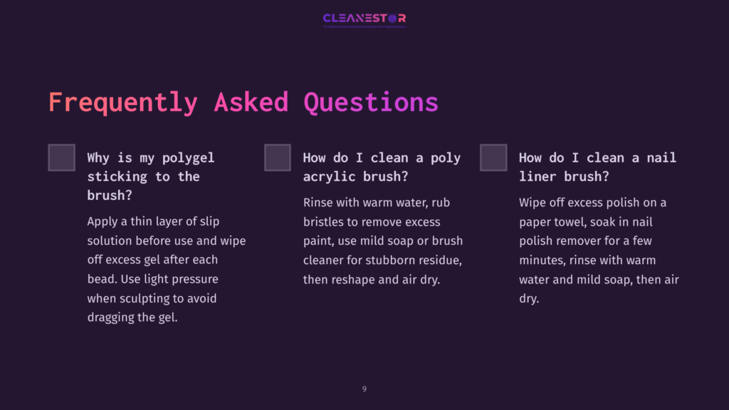 Purple Background Featuring A Faq Layout With Three Questions. Each Question Is In White Text, With Checkboxes On The Left For Responses.