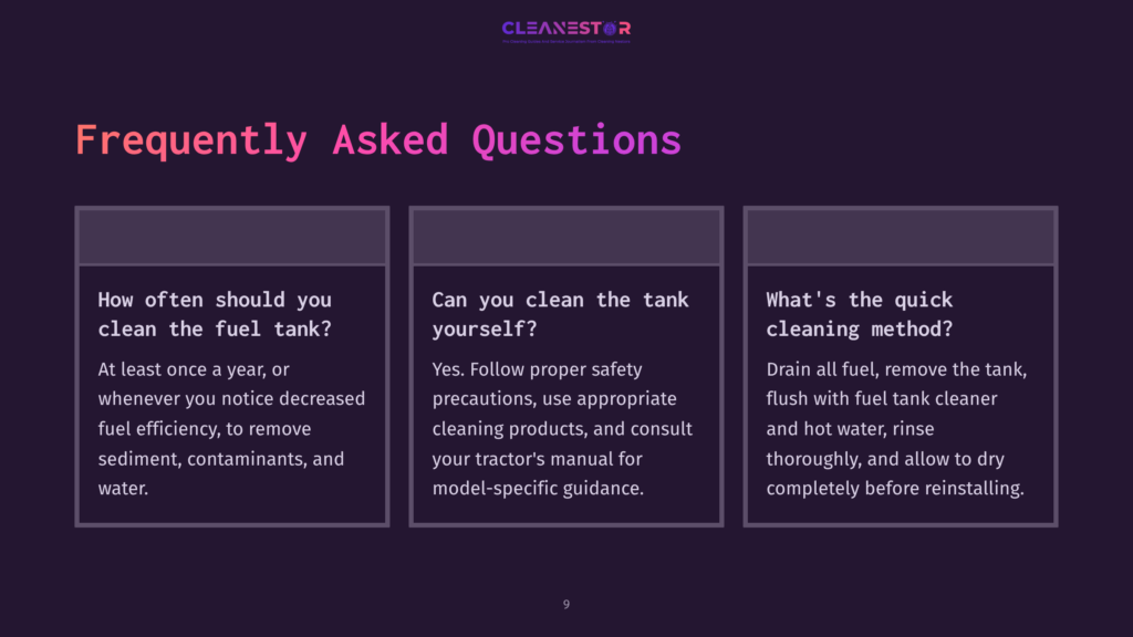 9 Frequently Asked Questions 99 Frequently Asked Questions About Cleaning Fuel Tanks: How Often, Can You Do It Yourself, And What'S The Quick Cleaning Method?