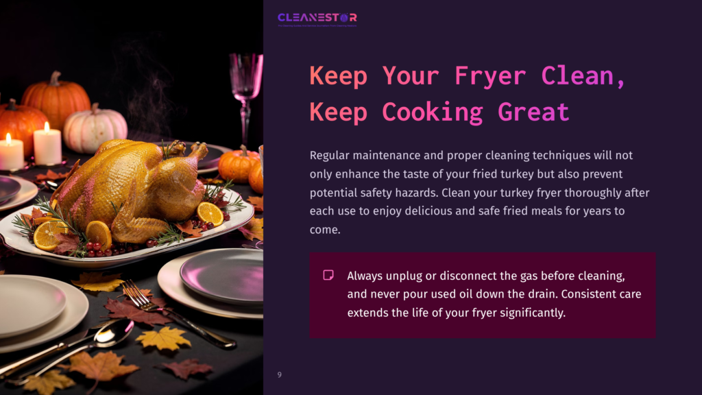 A Golden-Brown Turkey Sits On A Decorated Table With Autumn Leaves And Pumpkins, Ready For Serving Alongside Plates And Cutlery.