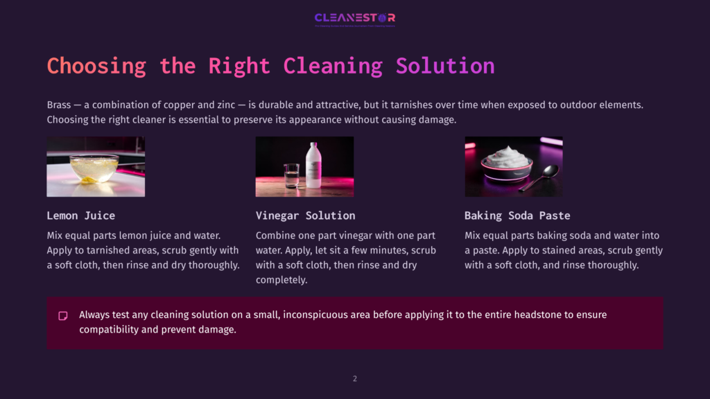 Choosing The Right Cleaning Solution For Brass: Lemon Juice, Vinegar, Or Baking Soda Paste